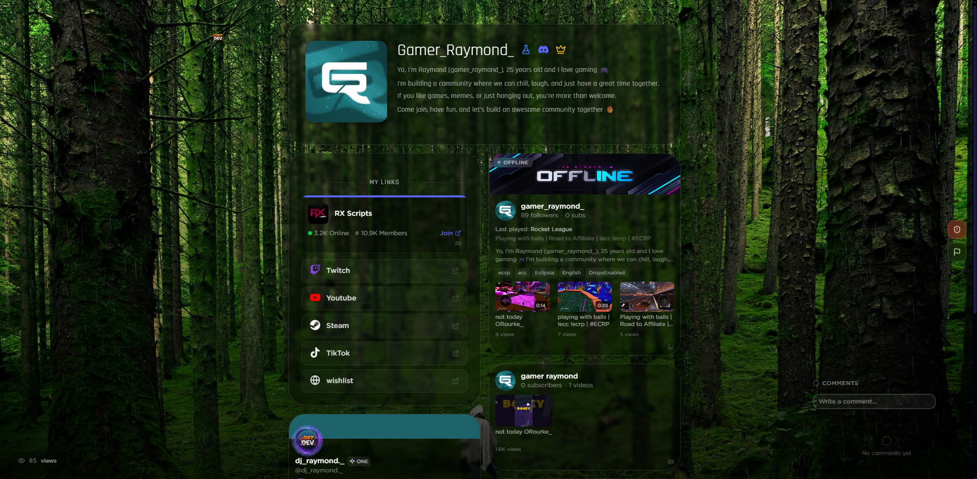 The best bio link setup for Twitch streamers